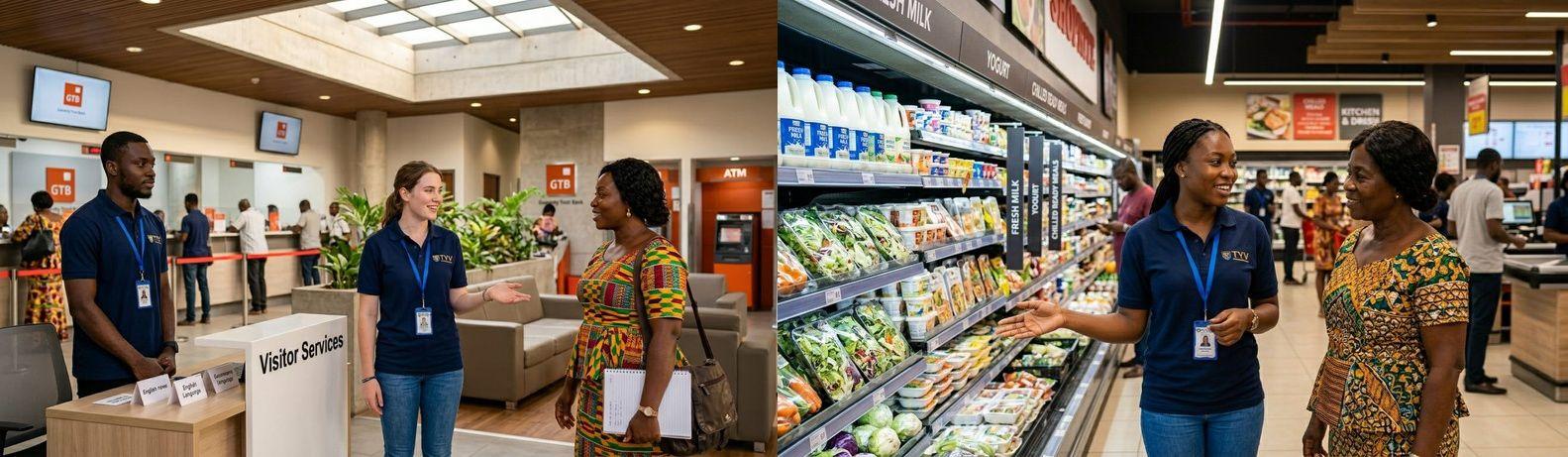 Stagiaire en immersion dans une entreprise ghanéenne
